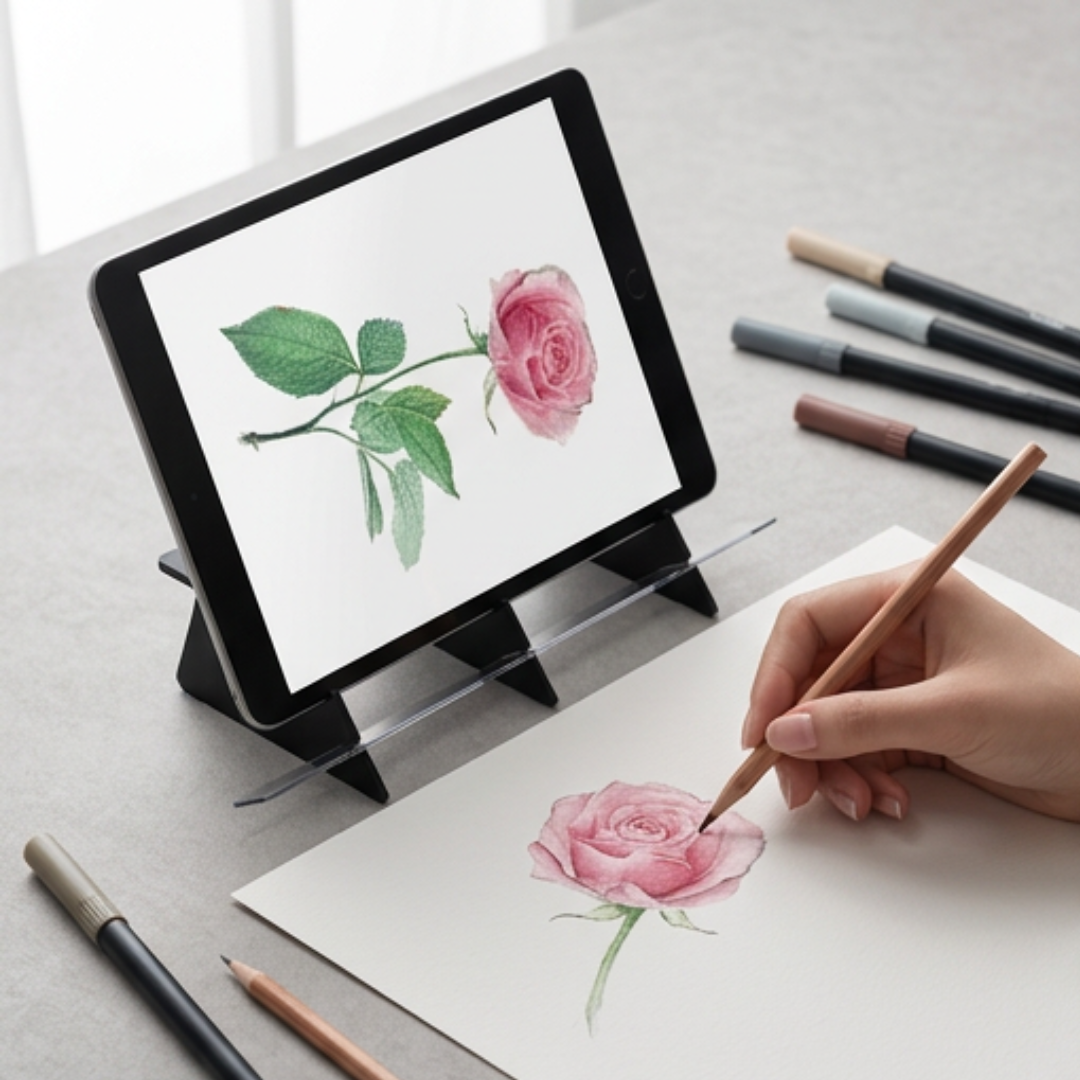 Reflector de Imagen para Dibujo | Convierte cualquier foto en arte con confianza tranquila – no necesita baterías ni aplicaciones