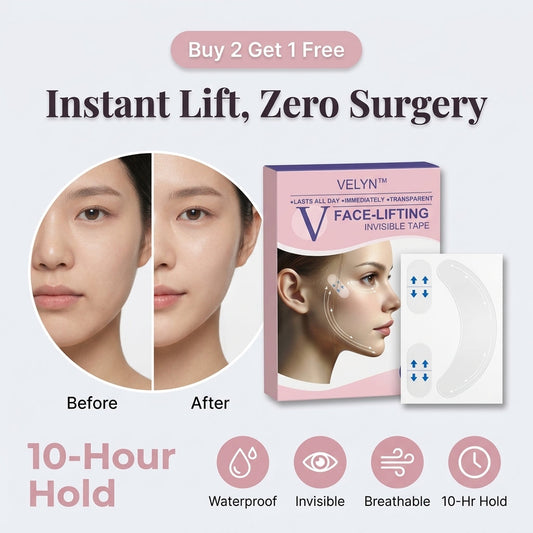 Cinta Invisible para Lifting Facial | Luce un rostro instantáneamente levantado y listo para fotos – sujeción transpirable que se funde con tu piel