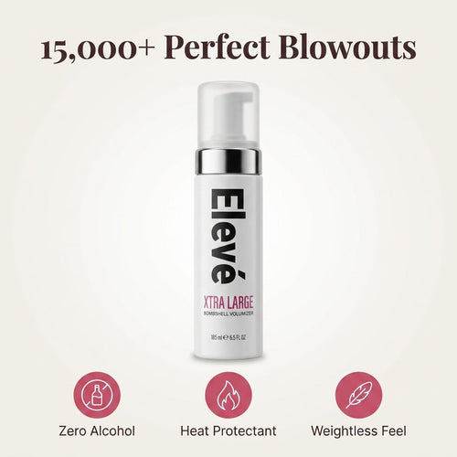 Mousse Voluminizador para el Cabello | Haz que el cabello lacio luzca lleno y con vida – fijación ligera sin alcohol ni sensación crujiente