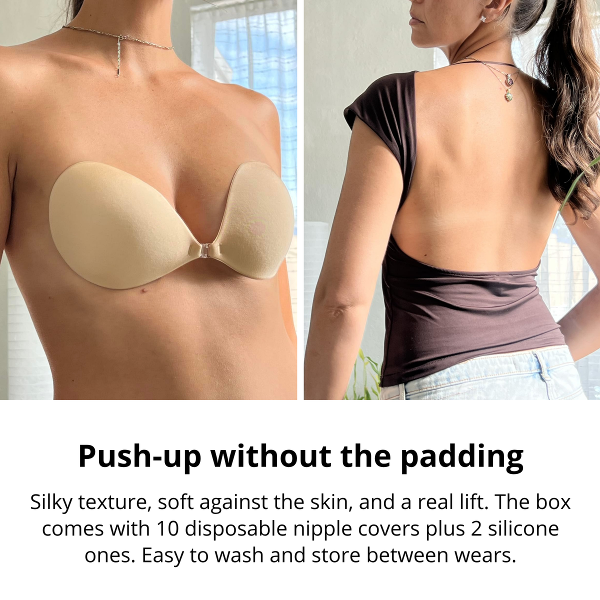 Adhesive Push-Up Bra
