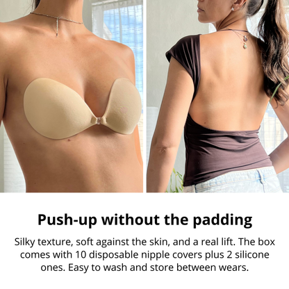 Adhesive Push-Up Bra