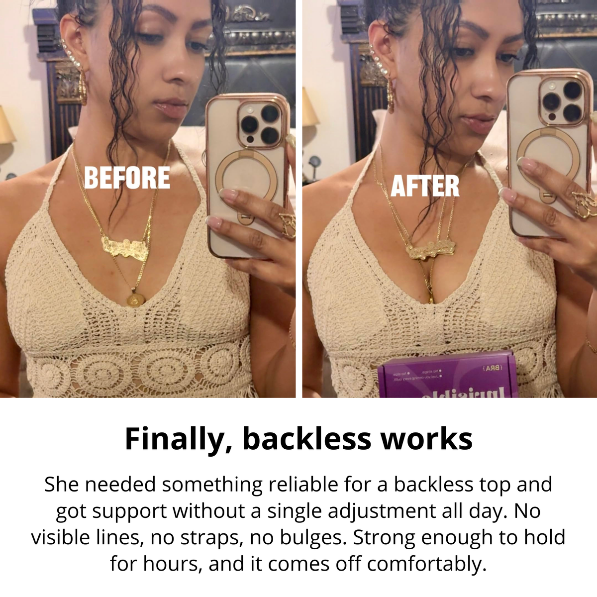 Adhesive Push-Up Bra