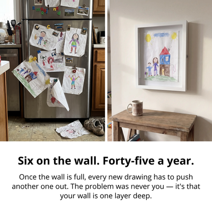 Kids Drawing Memory Frame