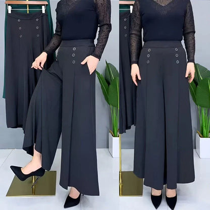 Elegant Wide Leg Pants | Feel polished the second you get dressed – flexible fit from XS to 3XL