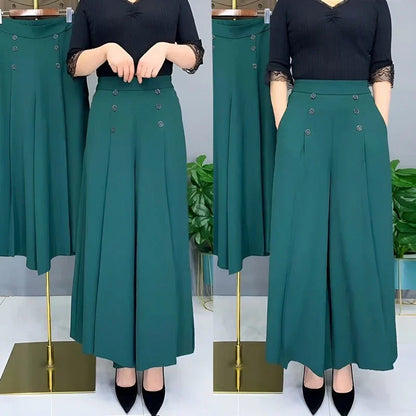 Elegant Wide Leg Pants | Feel polished the second you get dressed – flexible fit from XS to 3XL