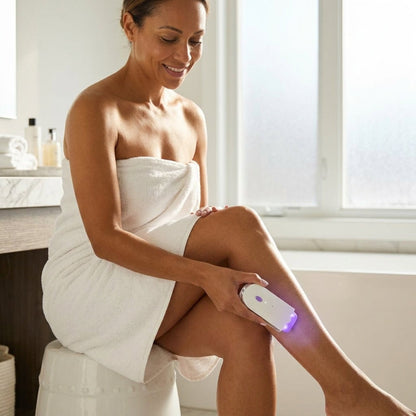 Dispositivo de Depilación en Casa | Mantente suave sin irritación por afeitado – tratamiento corporal completo y suave para piel sensible