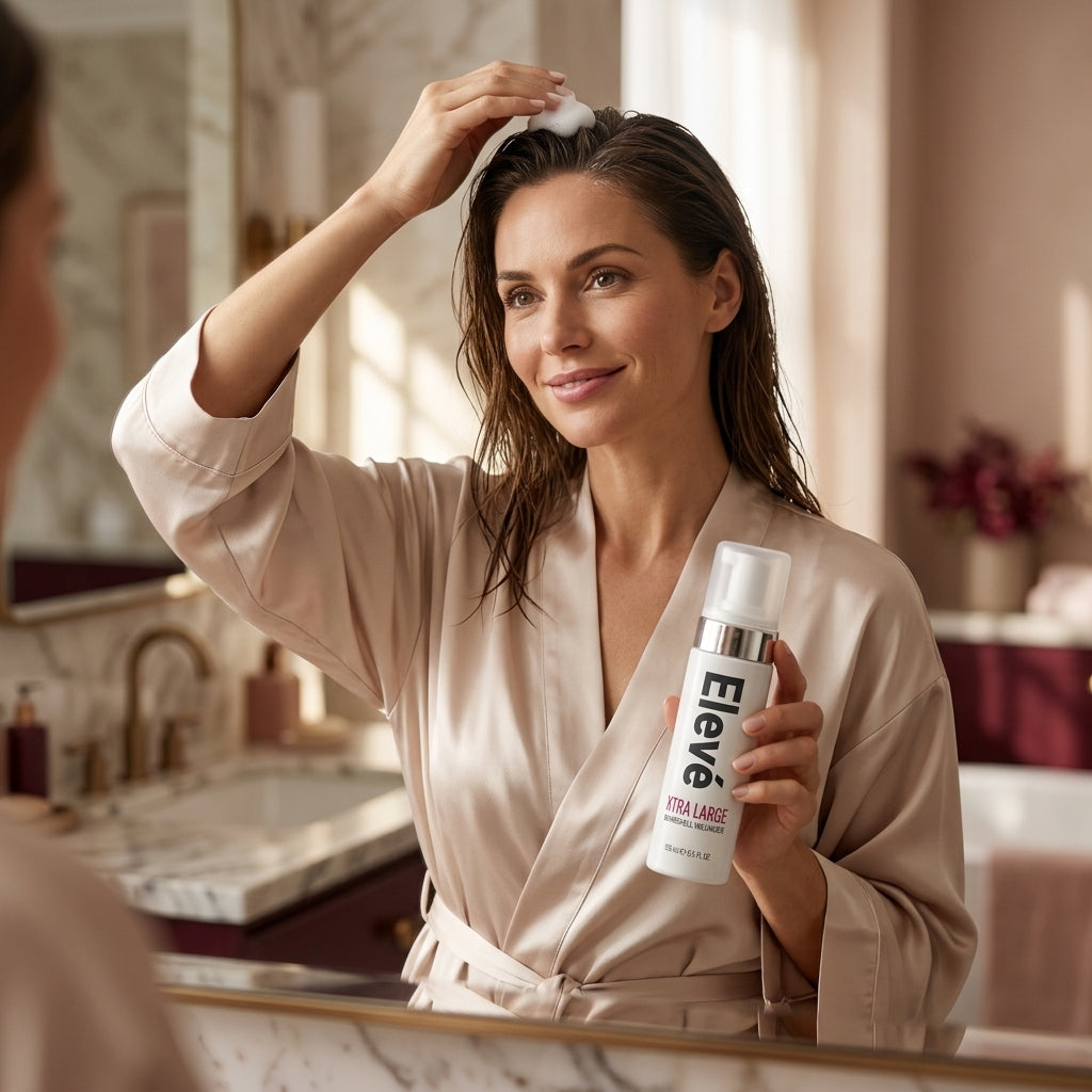 Mousse Voluminizador para el Cabello | Haz que el cabello lacio luzca lleno y con vida – fijación ligera sin alcohol ni sensación crujiente