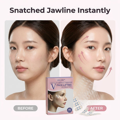 Cinta Invisible para Lifting Facial | Luce un rostro instantáneamente levantado y listo para fotos – sujeción transpirable que se funde con tu piel