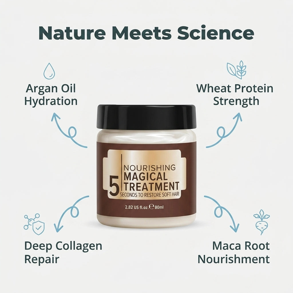 Crema Reparadora de Colágeno para el Cabello – Tratamiento Mágico Nutritivo