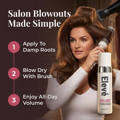 Mousse Voluminizador para el Cabello | Haz que el cabello lacio luzca lleno y con vida – fijación ligera sin alcohol ni sensación crujiente