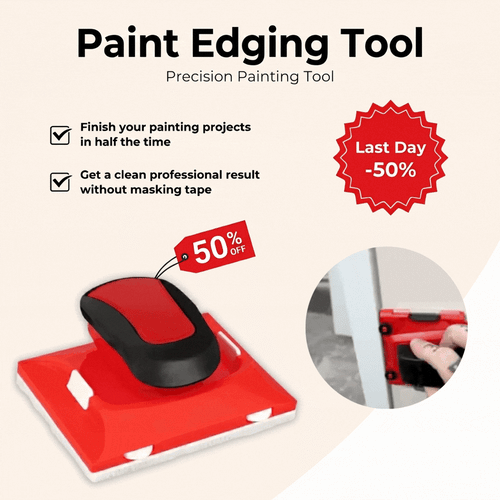 Herramienta para Bordes de Pintura | Termina cada borde con confianza y limpieza – no requiere cinta ni mano firme