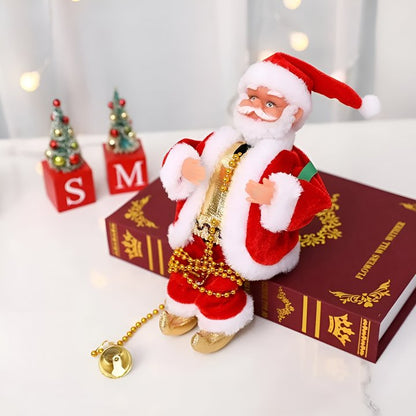 Decoración de Santa Escalador | Da vida a la magia navideña – canta y sube solo