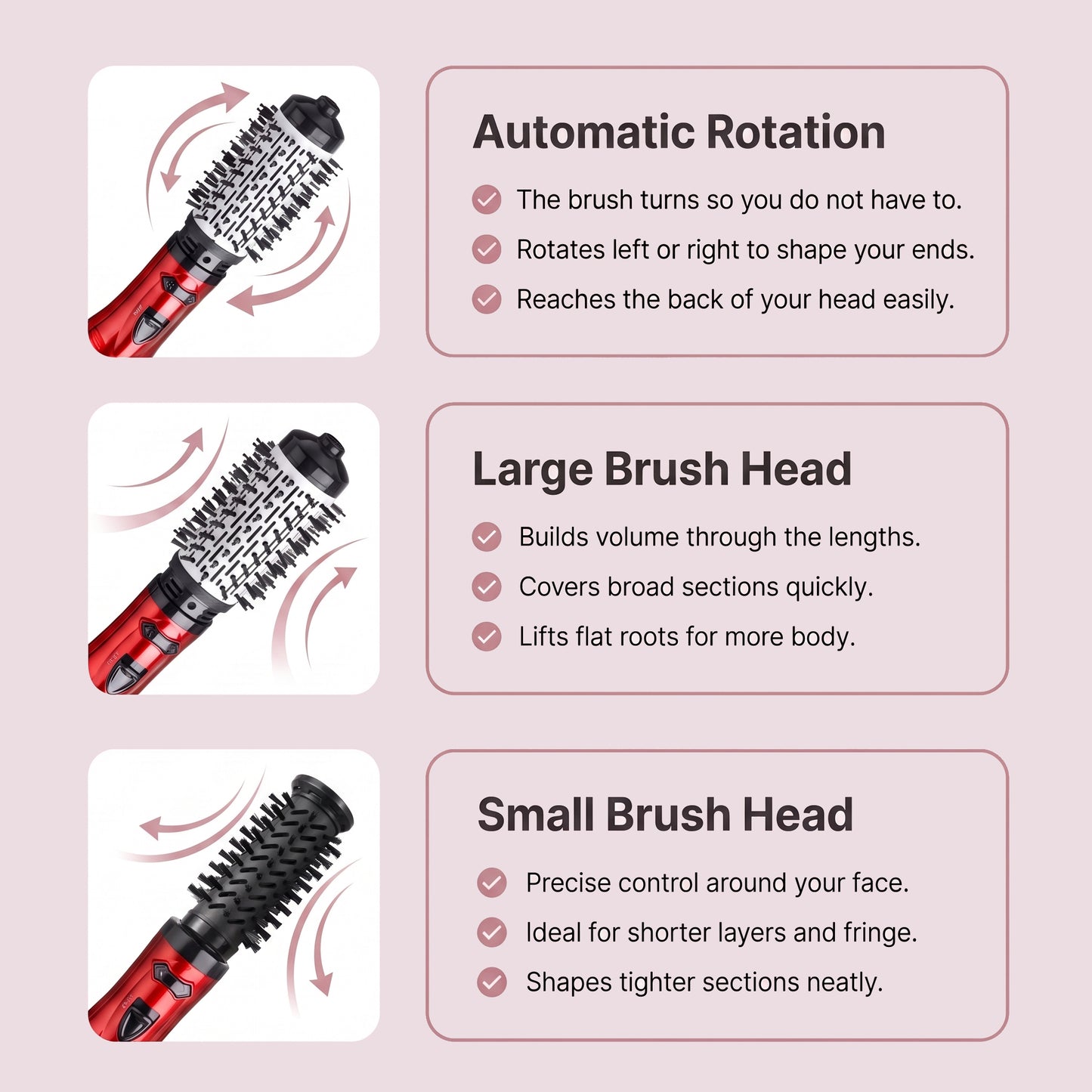 Refero Rotating Blowout Brush