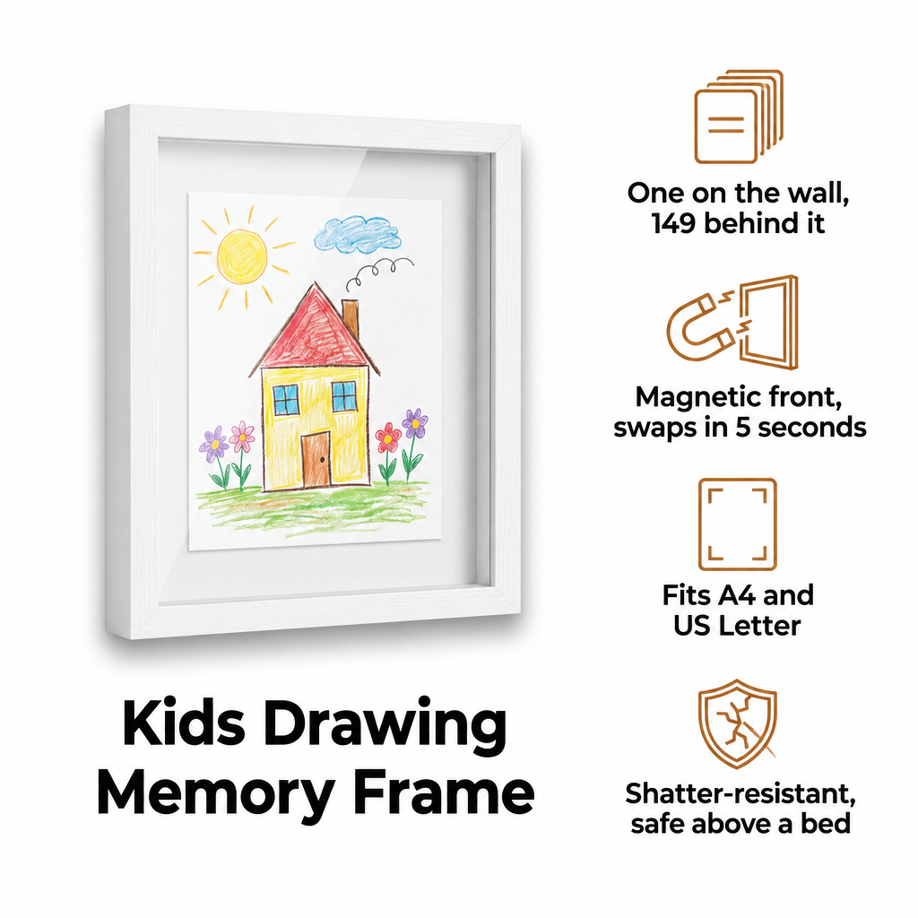 Kids Drawing Memory Frame