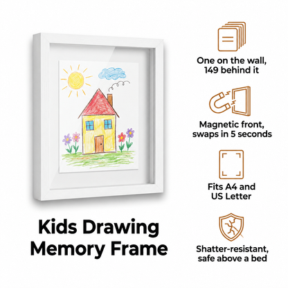 Kids Drawing Memory Frame