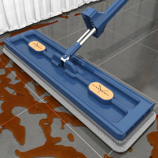 Mopa Plana Manos Libres | Limpia tus pisos sin tocar agua sucia – incluye almohadillas de microfibra reutilizables