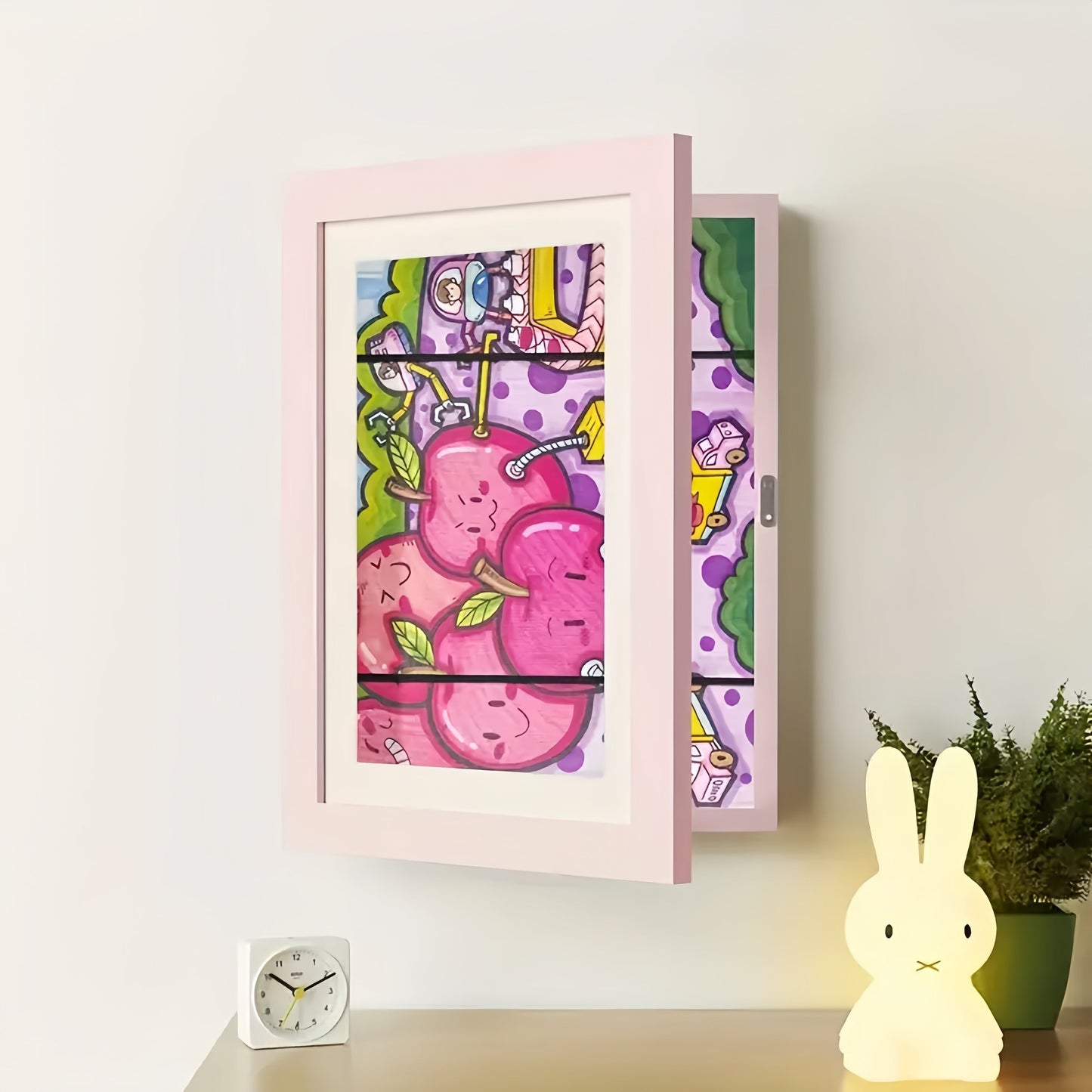 Kids Drawing Memory Frame | Turn their little masterpieces into a proud home gallery – stores up to 150 pages